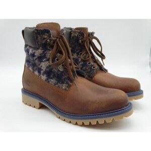 Weinbrenner Women's Boots Brown Size 6 1/2  Shoes Eur 38 Leather Hiking Snow